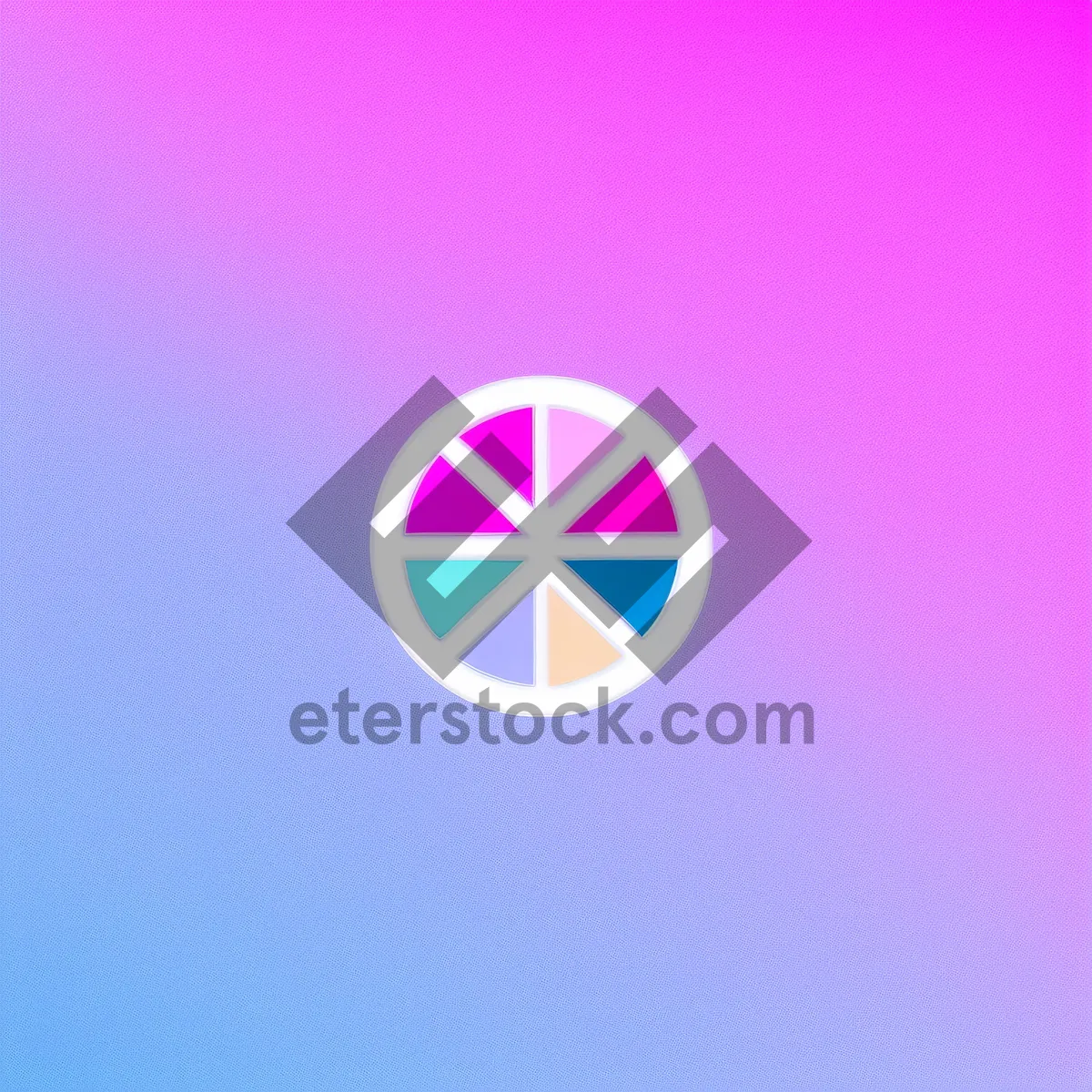 Picture of Floral Gem Card Design with Decorative Pattern