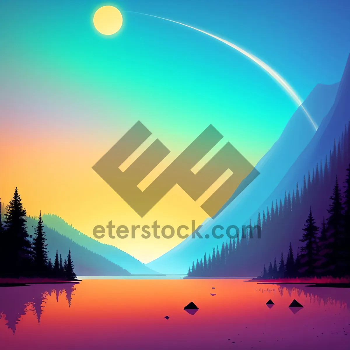 Picture of Starry Night Sky - Moonlight Design