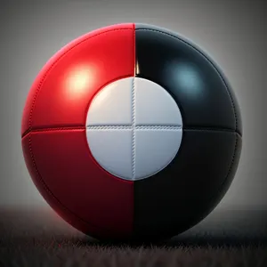 World Soccer: Black Sphere Symbolizing Global Competition
