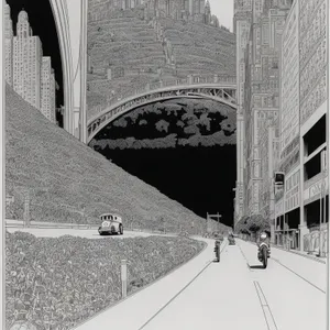 Iconic Steel Arch Bridge over Majestic River"
(Note: This text functions as a short name for the image and incorporates the provided tags in a concise manner.)