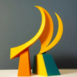 Dynamic 3D Graphic Symbol for Business Heat