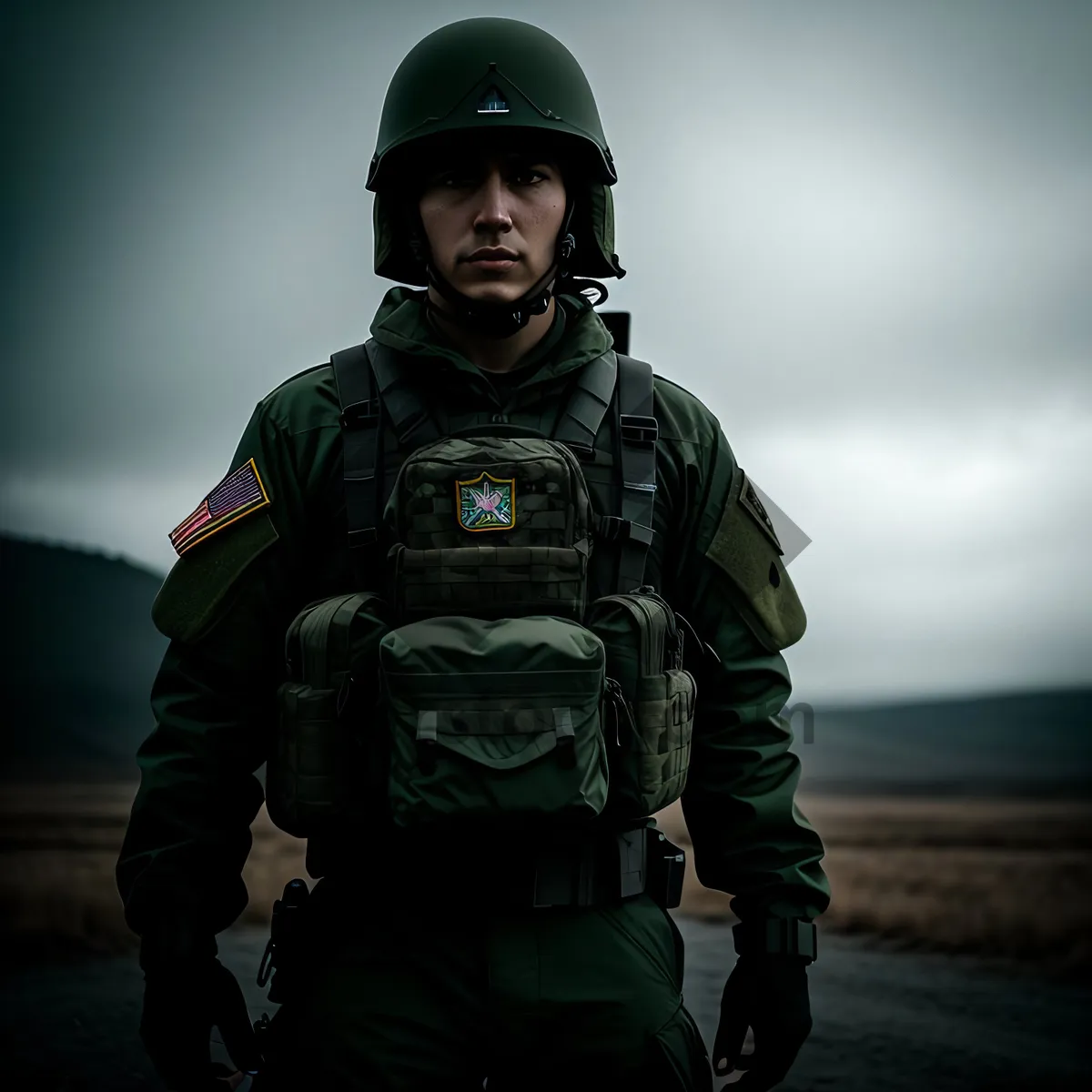 Picture of Bulletproof Vest- Protective Body Armor for Military Personnel