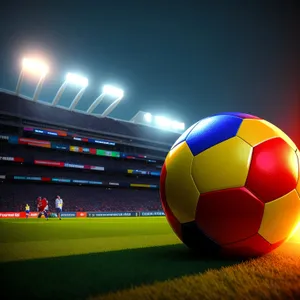 Global Soccer Championship in Vibrant Stadium
