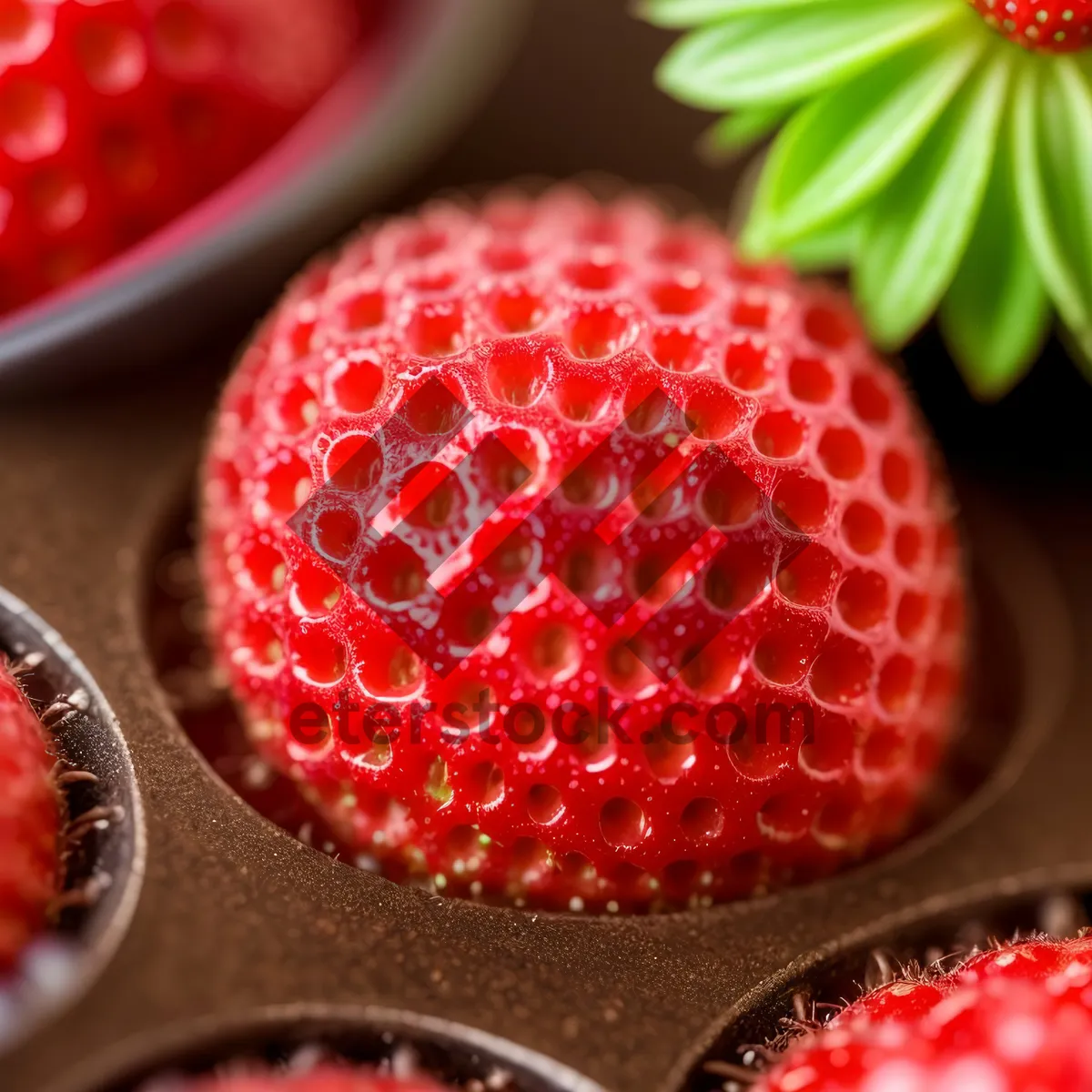 Picture of Juicy Sweet Strawberry Berry - Fresh and Delicious!