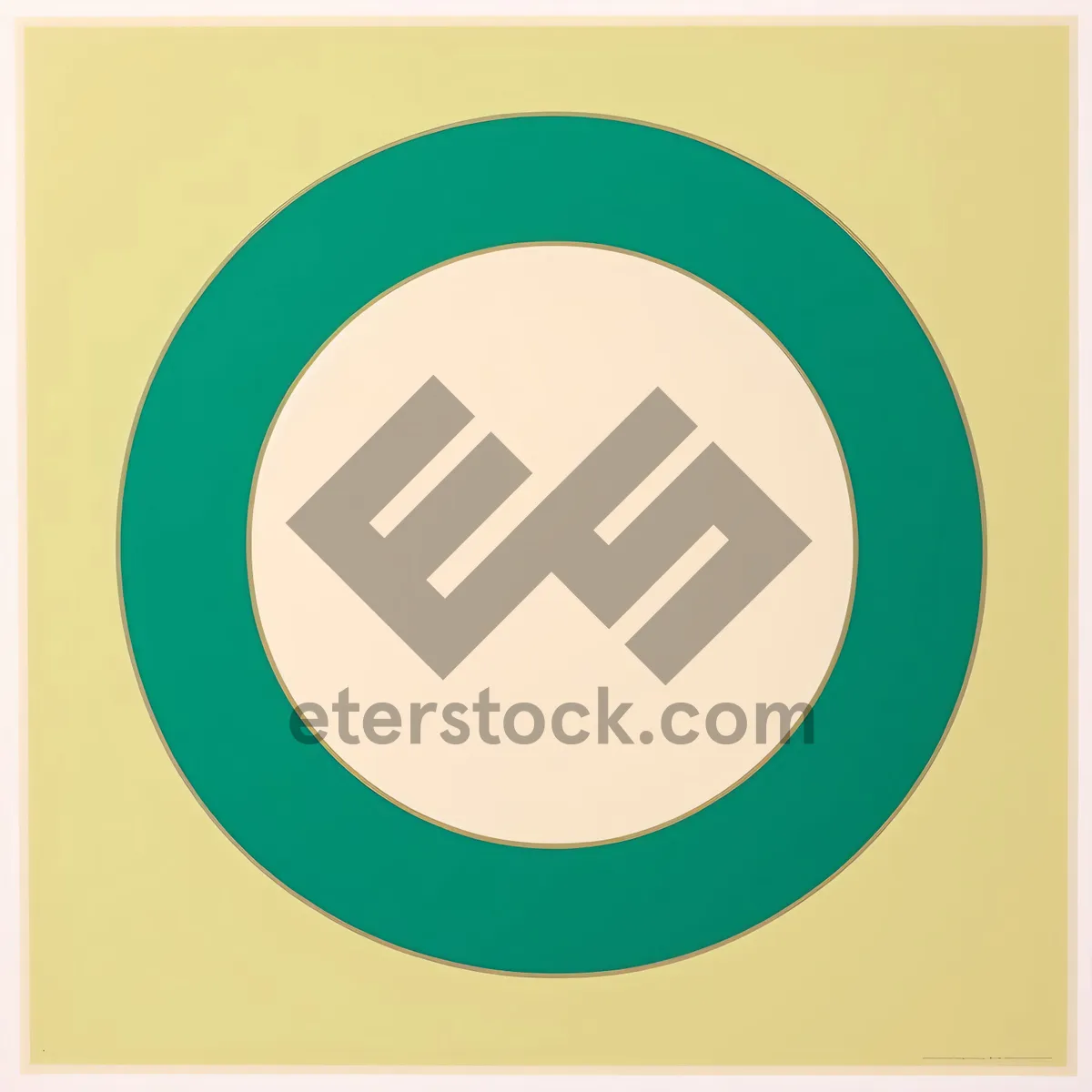 Picture of Shiny Circle Graphic Icon: Sleek Web Design Element.