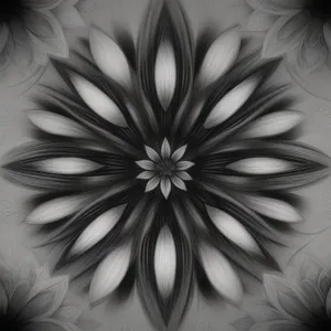 Lilac Fractal Design: Abstract Flowing Lotus Motion