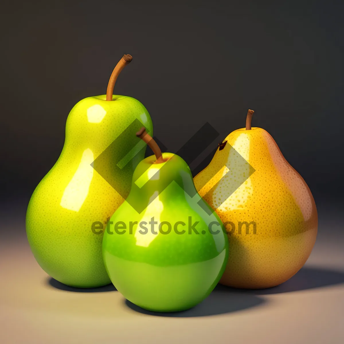 Picture of Fresh and Ripe Fruit Medley: Pear, Apple, Citrus