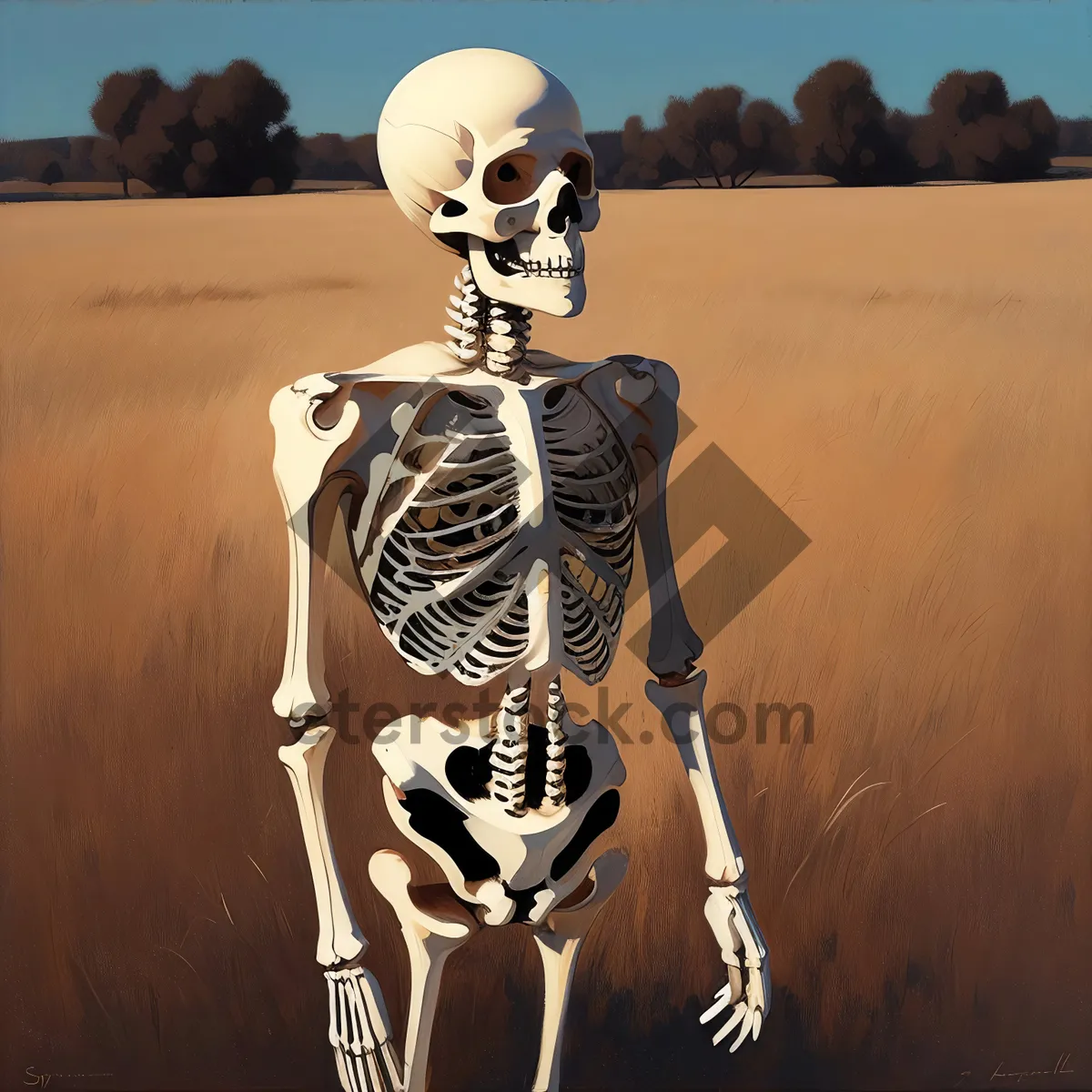 Picture of Anatomical Skeleton: Science of Human Bones