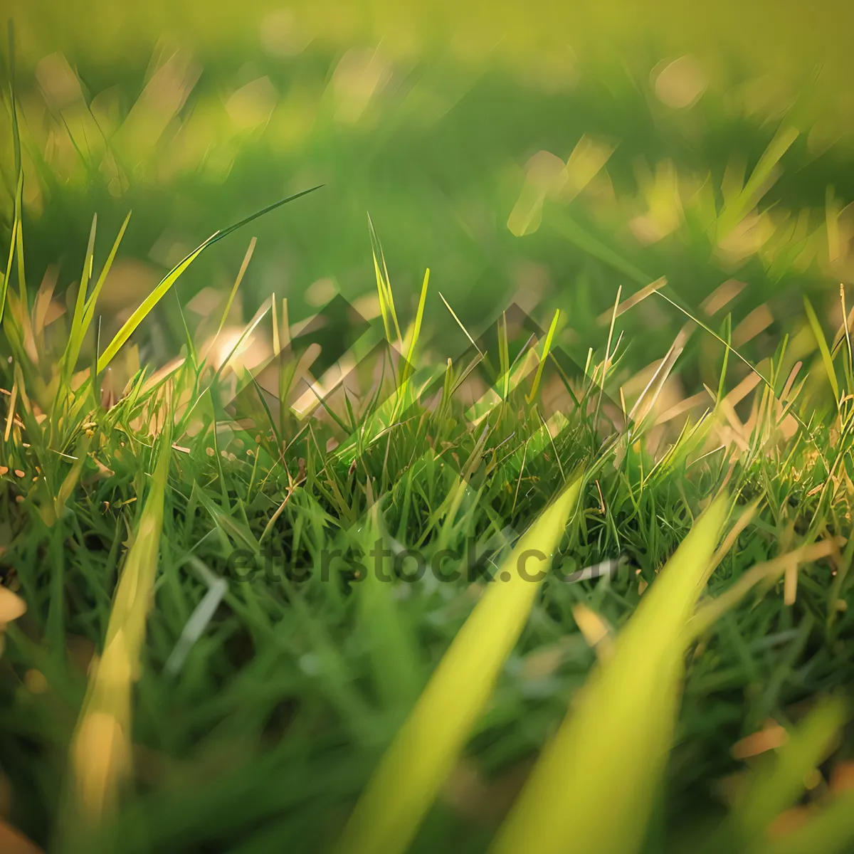 Picture of Lush Summer Meadow with Vibrant Green Vascular Plants