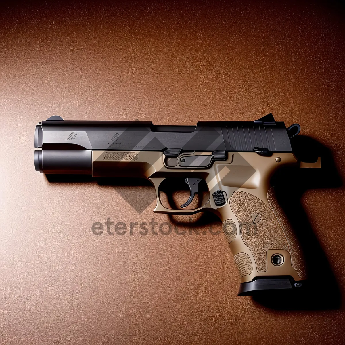 Picture of Black Handgun: Powerful Protection in Combating Crime and Ensuring Security