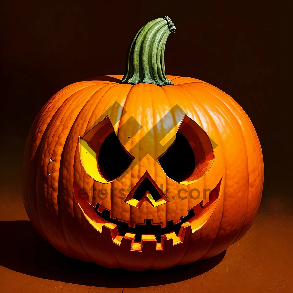 Picture of Spooky Jack-o'-Lantern Illumination: A Scary Autumn Decor