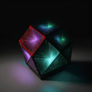 Digital Fractal Light Design Wallpaper
