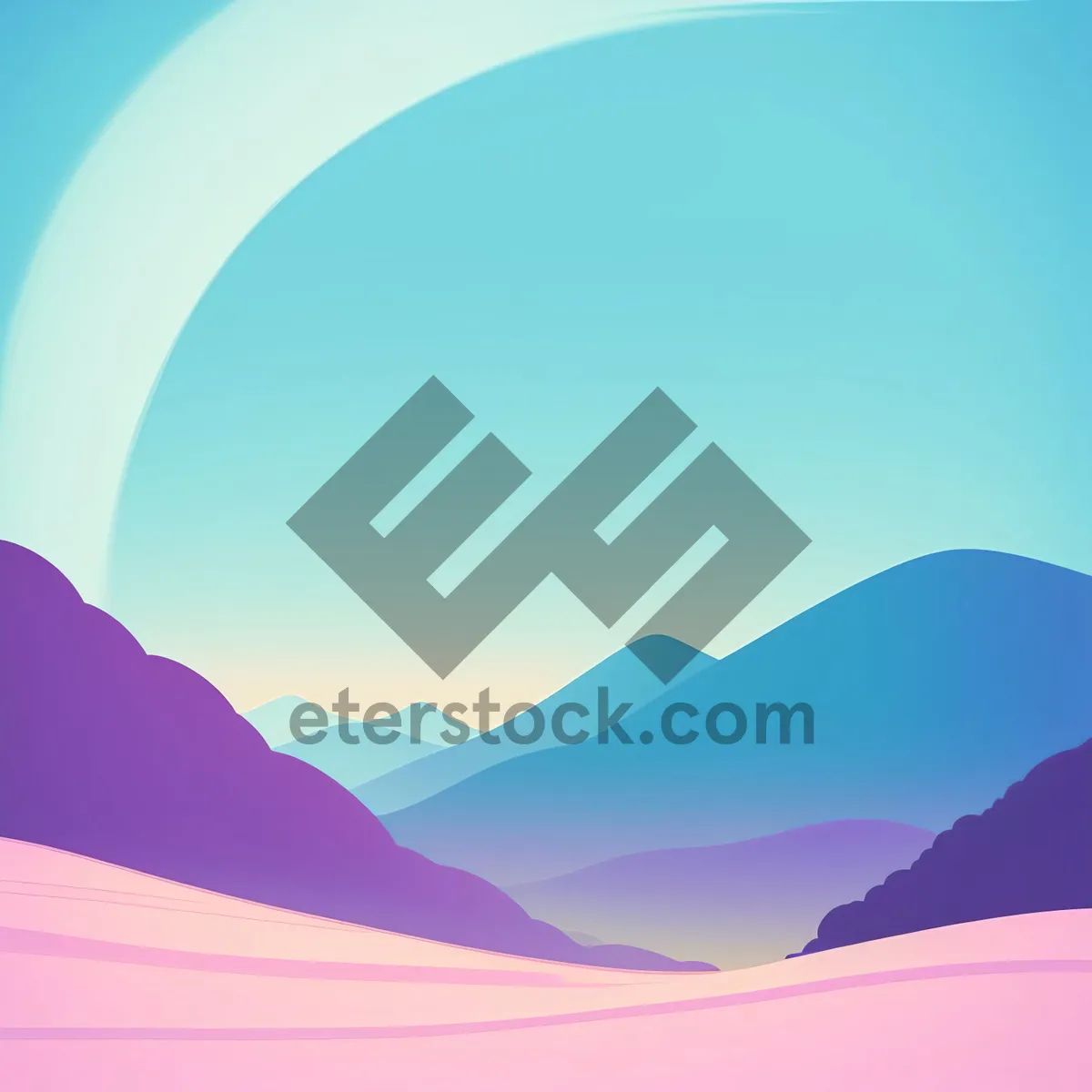 Picture of Ethereal Moonlight Gradient Art Wallpaper