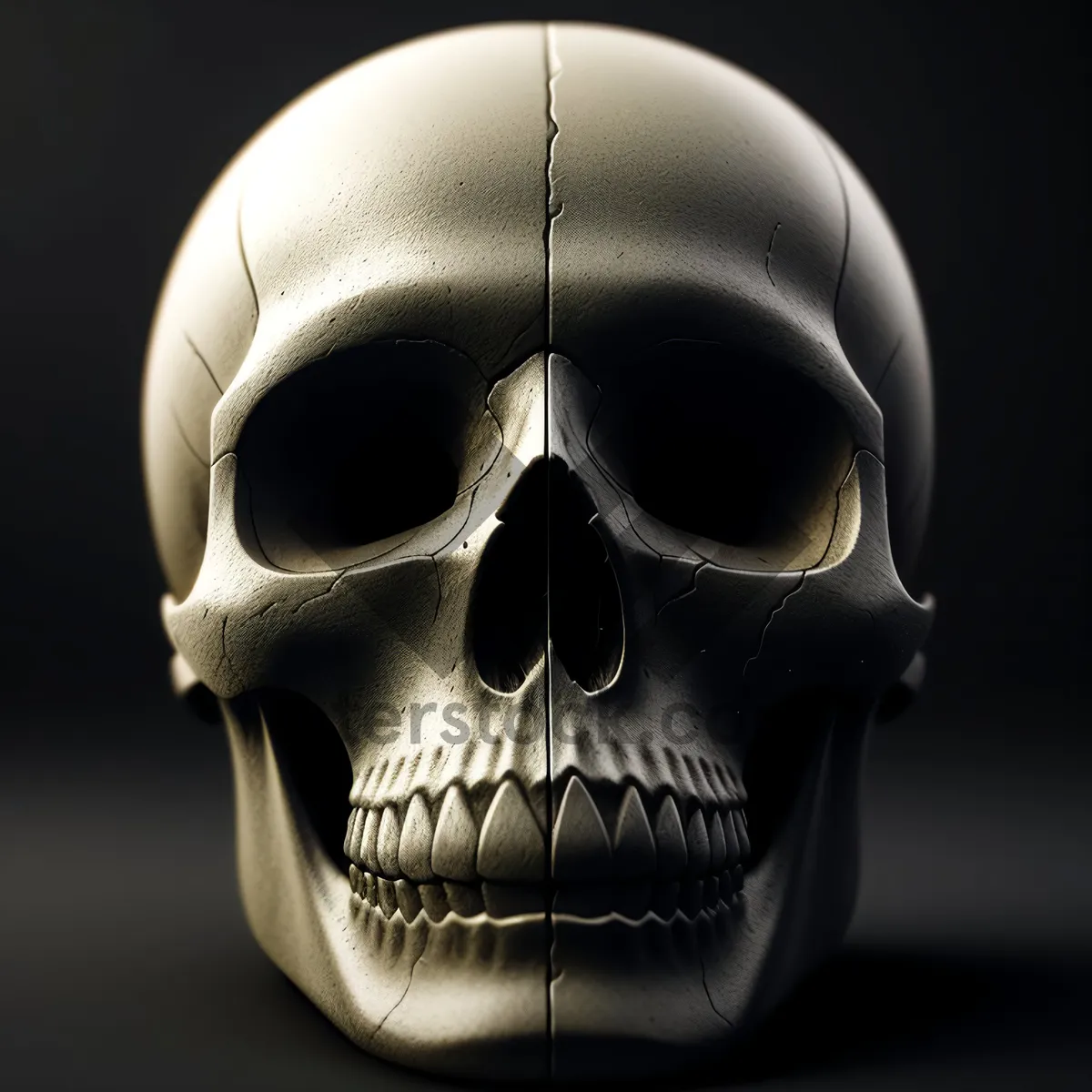 Picture of Fear-inducing Skull Mask for Halloween Costume