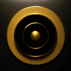 Shiny Black Acoustic Bass Speaker: Hi-Tech Stereo Sound