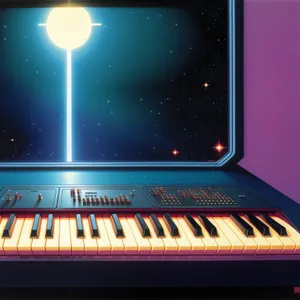 Synthesizer keyboard: blending music and technology