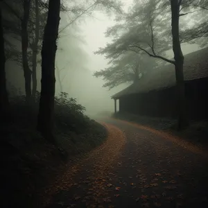 Misty Morning in Enchanted Forest