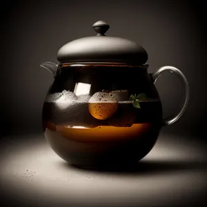 Traditional Ceramic Teapot for Hot Herbal Tea
