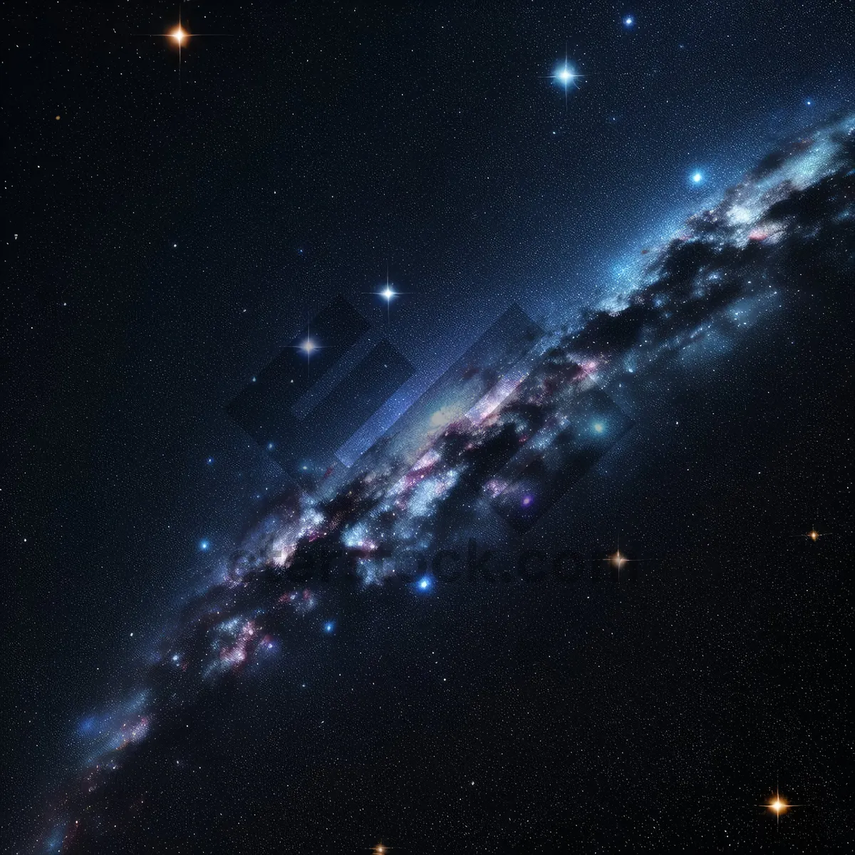 Picture of Starry Galaxy Night Sky Design Wallpaper