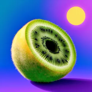 Juicy Kiwi Fruit Slice – Fresh and Healthy Tropical Snack