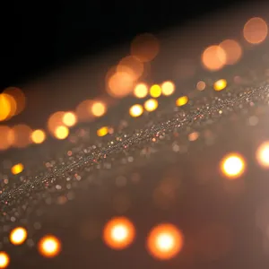 Shimmering LED Diode Lights Illuminate Night Sky