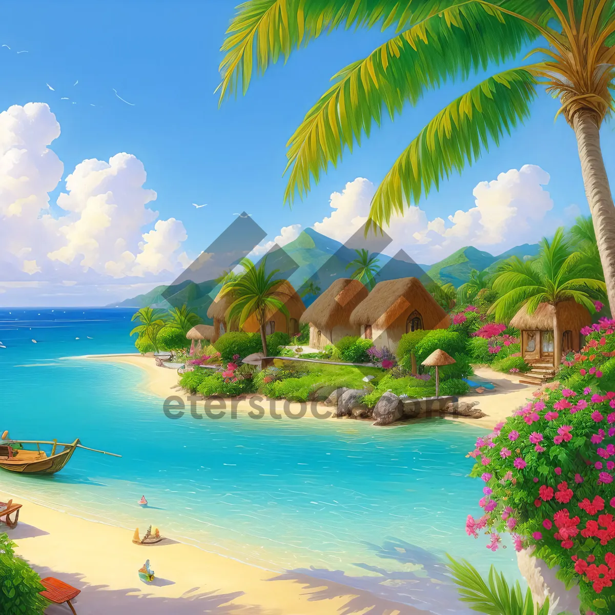 Picture of Tropical Sunset Bliss