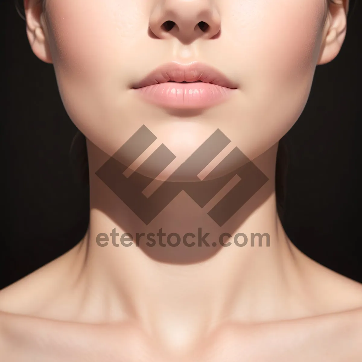 Picture of Radiant Beauty: Captivating Elegance of a Cosmetics Studio Portrait