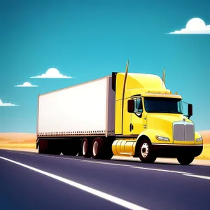 Fast Freight on the Highway - Transporting Cargo with Efficiency