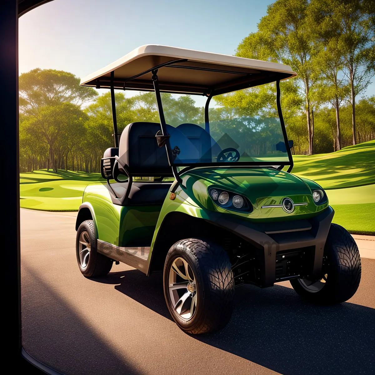 Picture of Fast and Luxurious Golf Car: The Ultimate Ride