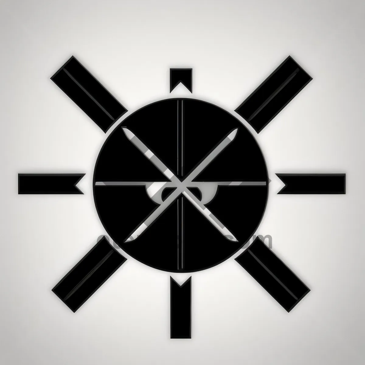 Picture of 3D Star Symbol Wall Clock Design