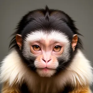 Adorable Baby Monkey with Expressive Eyes