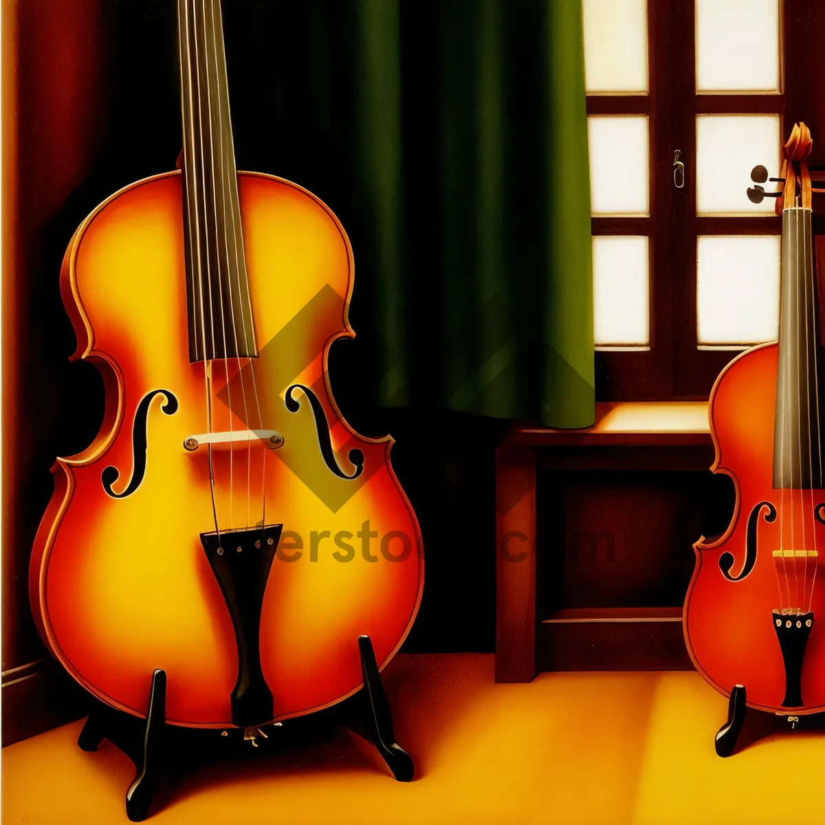 Picture of Melodic Stringed Instruments: Viola, Violin, Cello