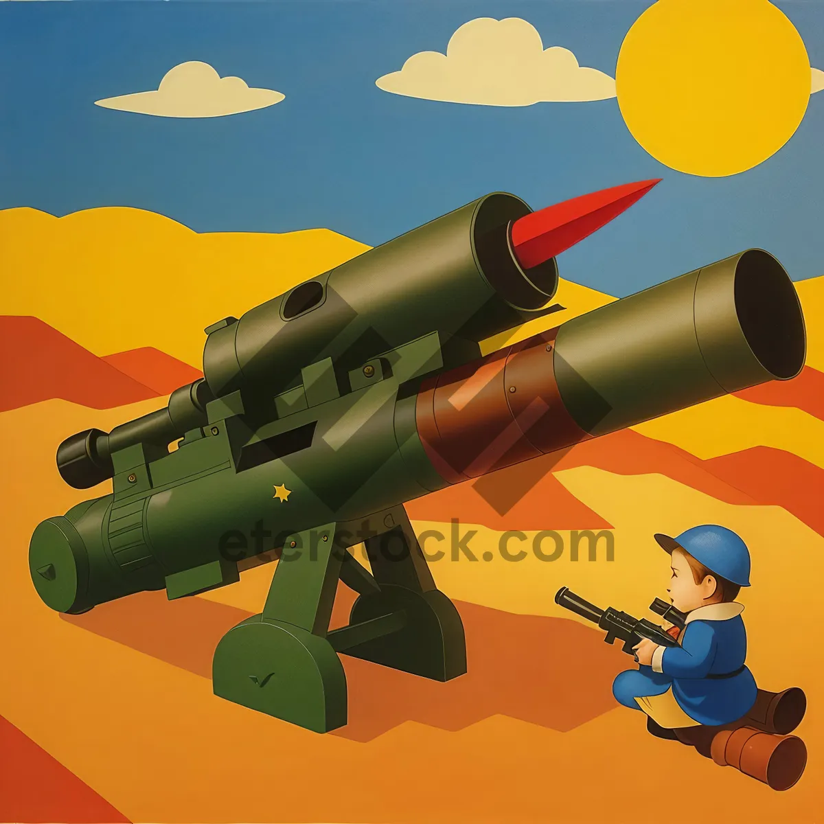Picture of Rocket Launcher: Ultimate Armament for Devastating Missiles