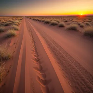 Majestic Desert Sunset