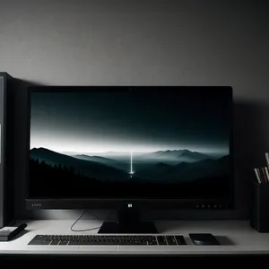 Modern Desktop Computer Display for Efficient Business Work