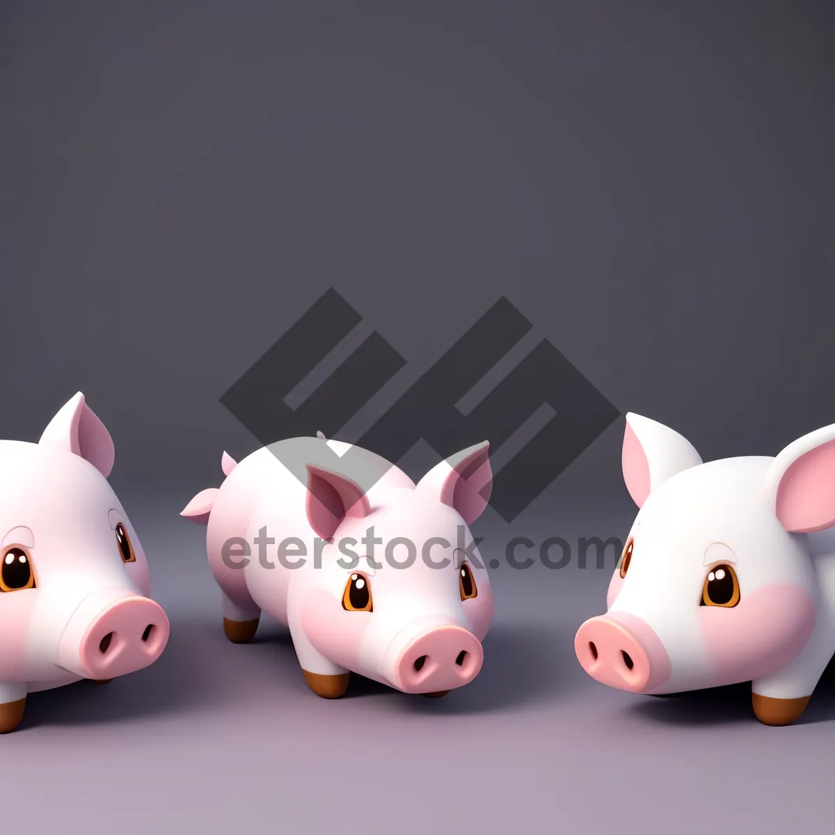 Picture of Pink Ceramic Piggy Bank - Saving for Financial Security