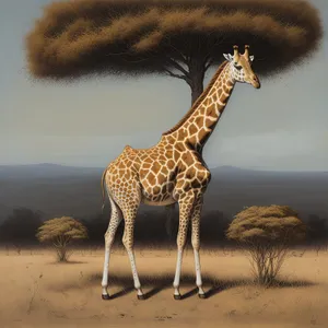 Graceful giants roam the savanna - Giraffes in the wild