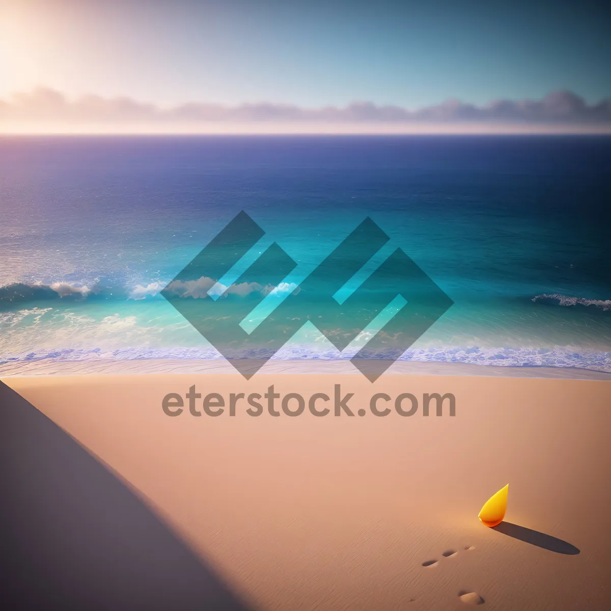 Picture of Serenity by the Sea: A Breathtaking Coastal Sunset
