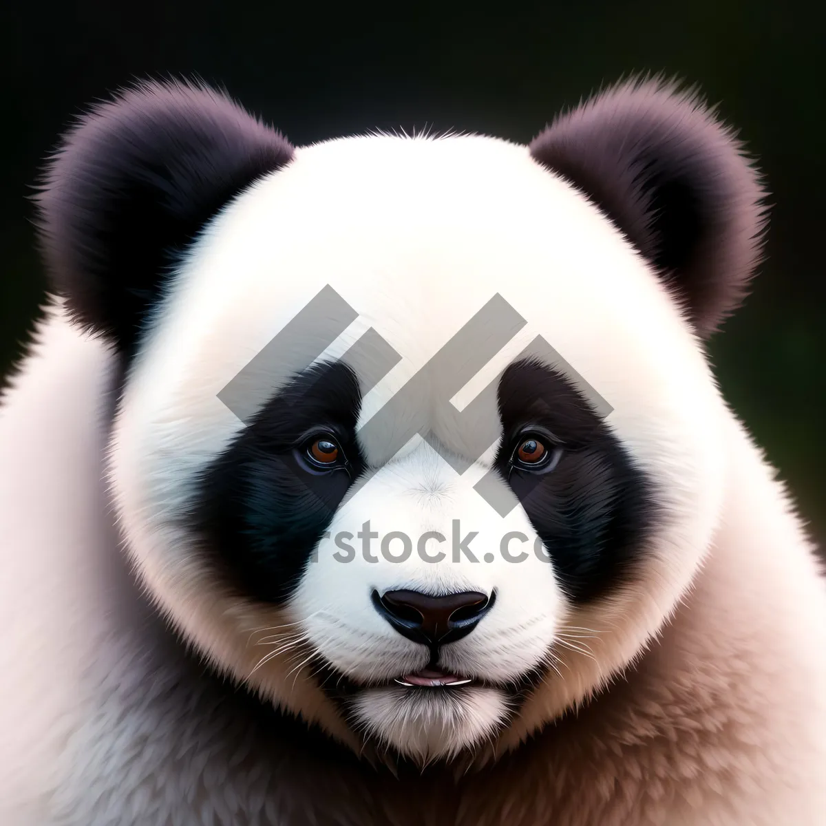 Picture of Giant Panda and Border Collie: Adorable and Furry Canine Companions