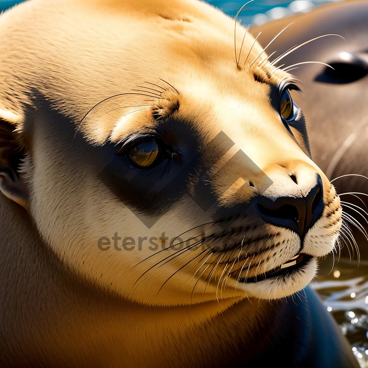 Picture of Ocean Fur Feline: Wildcat Lion Seal