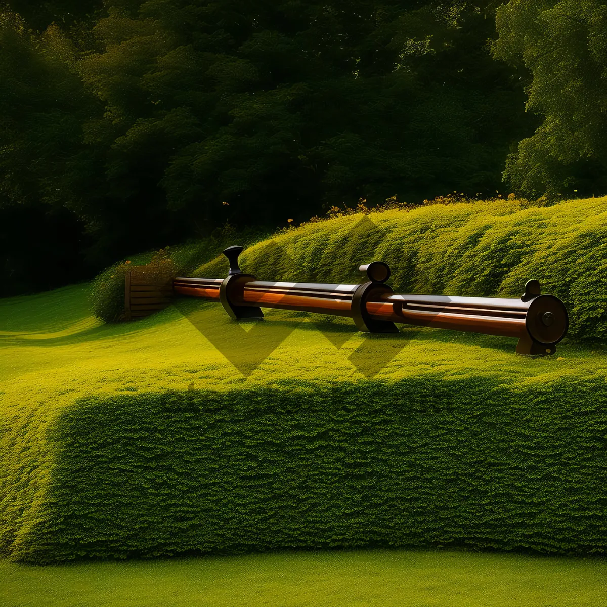 Picture of Idyllic Golf Course Nestled in Serene Countryside