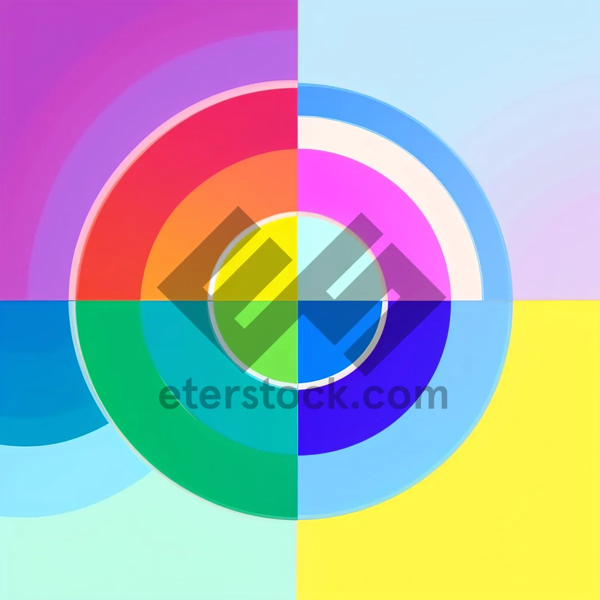 Picture of Vibrant Mosaic: A Colorful Gradient Artwork