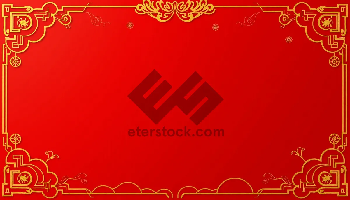 Picture of Festive Winter Snowflake Art Decoration Wallpaper