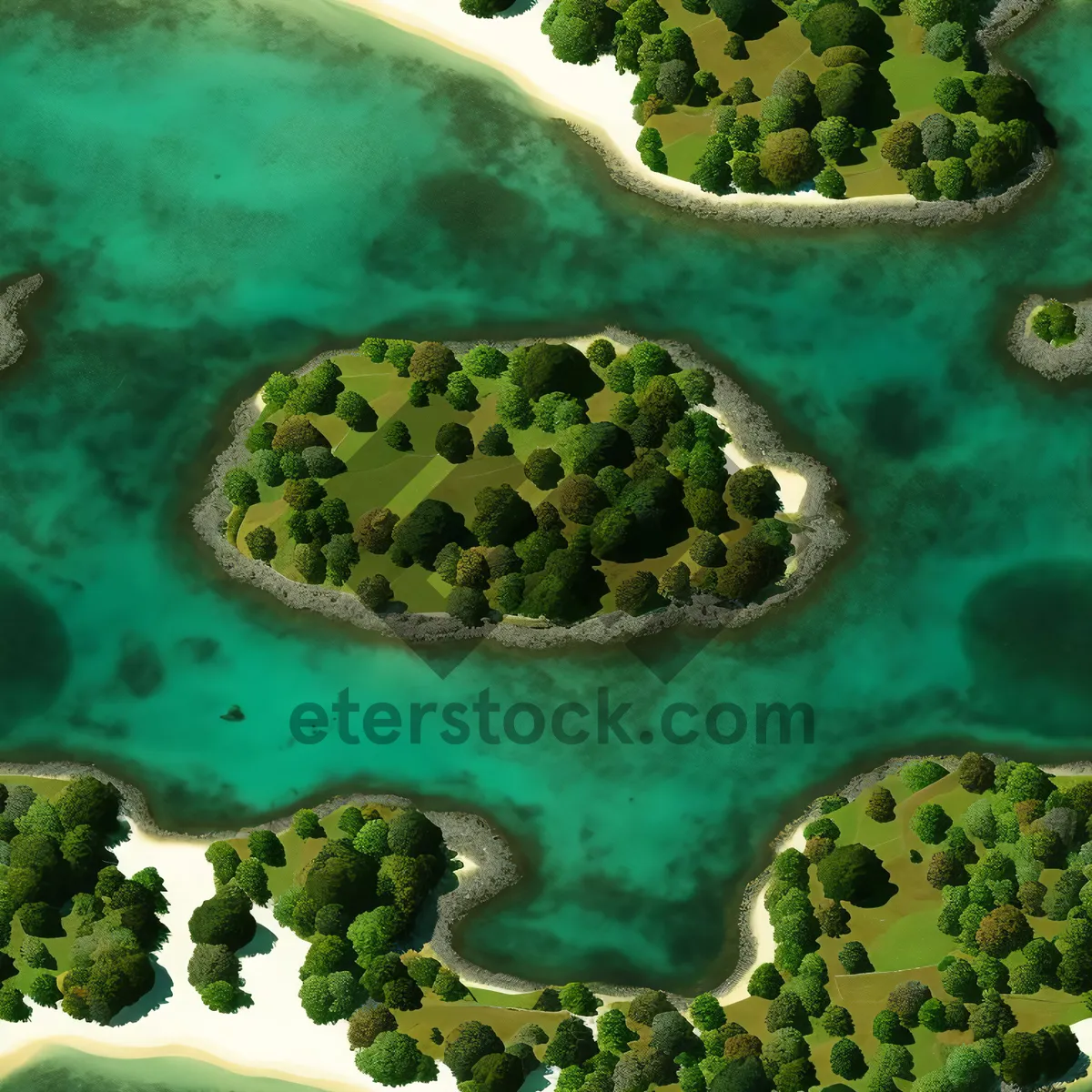 Picture of Exquisite Underwater Tropical Reef with Colorful Sea Life