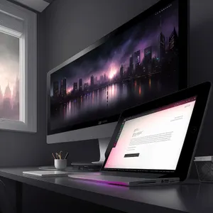 Modern Flat Screen Monitor for Home Office