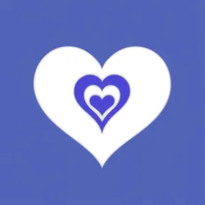 Romantic Love Icon: Beautiful Heart-shaped Graphic Design