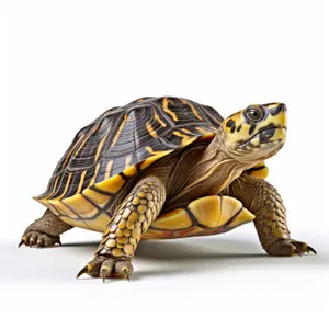 Hard shell turtle - reptile protection with scales