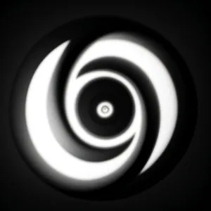 Shiny Black Circle Web Button Icon