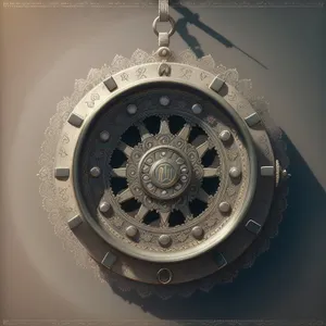 Vintage Clockwork Gears: Antique Mechanical Timepiece