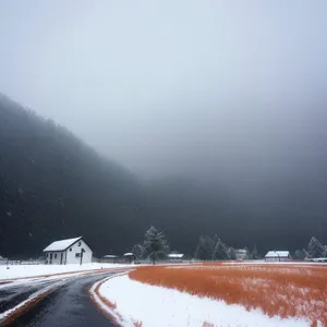 Winter Wonderland: Majestic Mountain Scenery